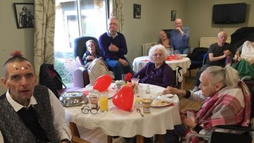 Love is in the air at Basildon care home